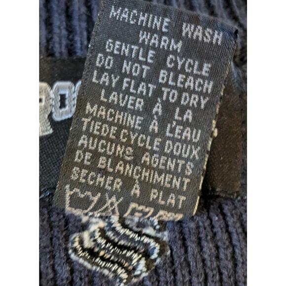 Vintage Rocawear Sweater Men's Size 3XL Blue Ribbed Arm Pocket Y2K - Picture 5 of 8